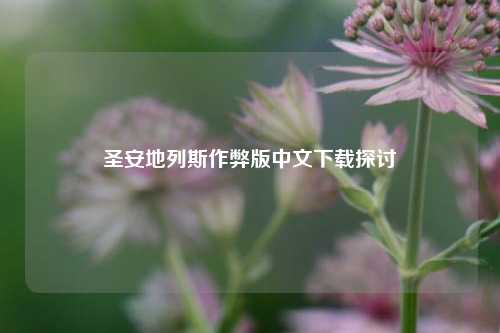 圣安地列斯作弊版中文下载探讨
