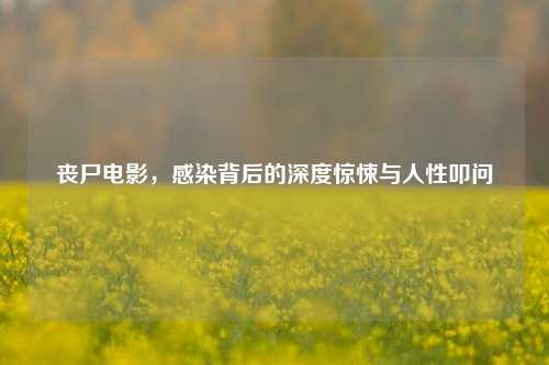 丧尸电影,感染背后的深度惊悚与人性叩问