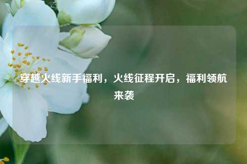 穿越火线新手福利,火线征程开启,福利领航来袭
