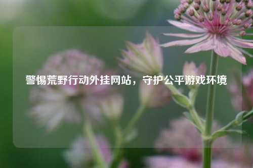 警惕荒野行动外挂网站,守护公平游戏环境